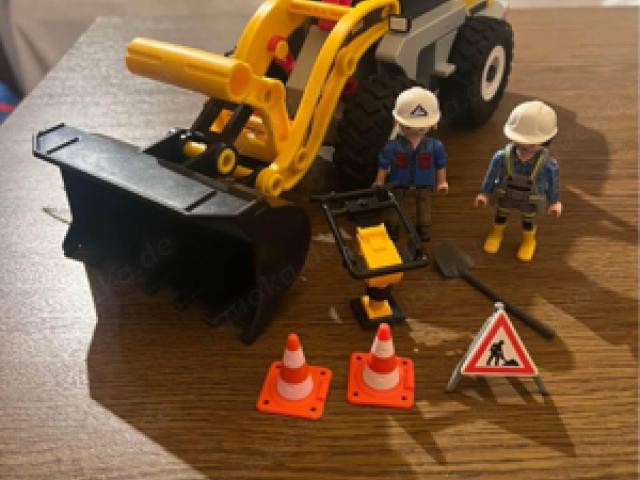 Playmobil Baustelle Radlader MAXX7 mit Zubehör - 1